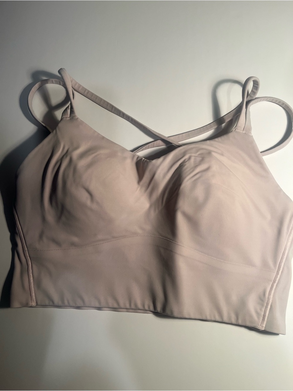 LULULEMON TAN Sportsbra with Crossback Straps size 4 🤎🤎